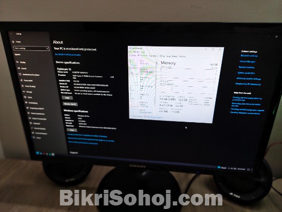 Desktop Computer with Monitor.
